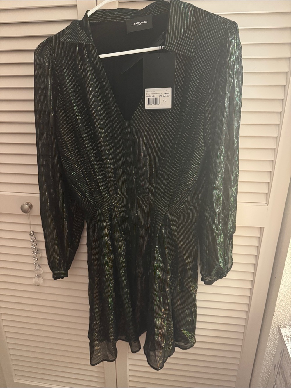 The Kooples Mini Dress NWT Size 0 or Small Striped